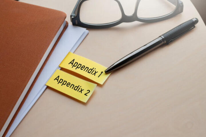 Exhibit vs Appendix: What Each Document Adds
